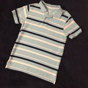 J Khaki boys collared polo style shirt.